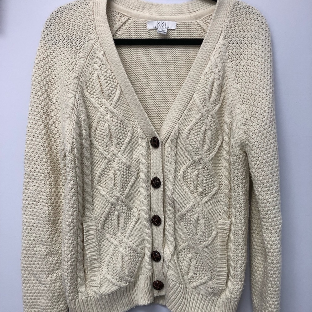 Cream Cardigan